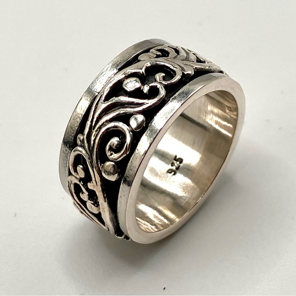 Heavy Sterling Silver Spinner Ring